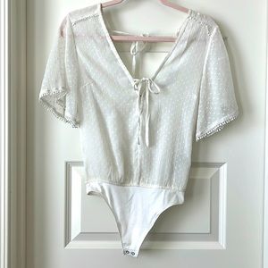 A&F Flutter Sleeve Bodysuit